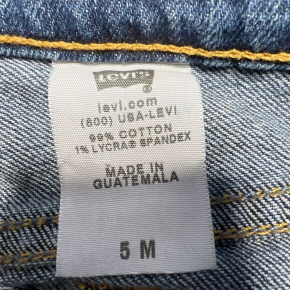 Levi's Special Edition Jeans Womens Junior 5M Blue Denim Distressed Low Rise - Picture 5 of 15